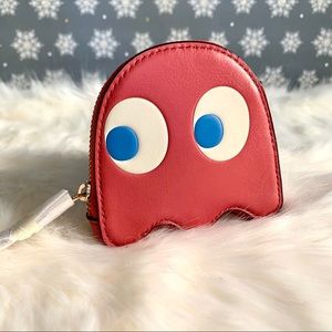 Coach Leather PacMan Ghost Coin Case 👻